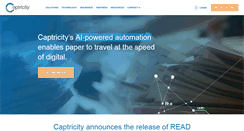 Desktop Screenshot of captricity.com